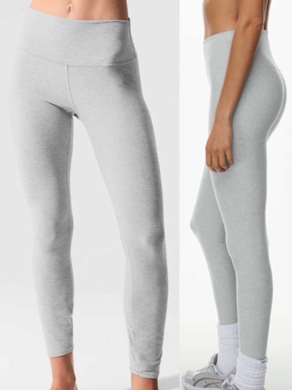 Aritzia Heather Gray High Rise 7/8 Leggings